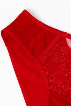 画像11: HARPER red C511｜ブラジリアンショーツ・レッド | ewabien エヴァビアン【サイズ交換NG・メール便対象】輸入下着・高級ランジェリー  (11)