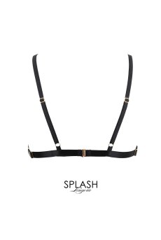 画像2: FIORA black-HN |ボディハーネス・ブラック | ewabien エヴァビアン【サイズ交換NG・メール便対象】輸入下着・高級ランジェリー  (2)