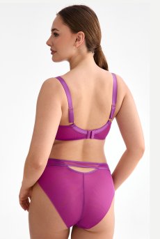 画像5: FIORA fuchsia B150 | フルカップ・ワイヤーブラ・セミソフトブラ・大きいサイズ・紫・ピンク| ewabien エヴァビアン【サイズ交換OK】 輸入下着・高級ランジェリー  (5)