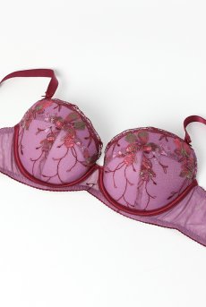 画像8: KARMELA amethyst B214 | 3/4カップ・ワイヤーブラ・グラマー向け・パープル| ewabien エヴァビアン【サイズ交換OK】 輸入下着・高級ランジェリー  (8)