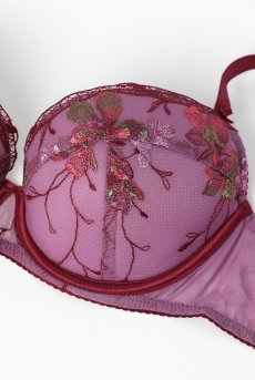 画像9: KARMELA amethyst B214 | 3/4カップ・ワイヤーブラ・グラマー向け・パープル| ewabien エヴァビアン【サイズ交換OK】 輸入下着・高級ランジェリー  (9)