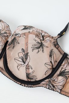 画像10: SALMA beige B161 | フルカップ・パッドなし・ワイヤーブラ・一枚レース・大きいサイズ・ベージュ | ewabien エヴァビアン【サイズ交換OK・メール便対象】 輸入下着・高級ランジェリー  (10)