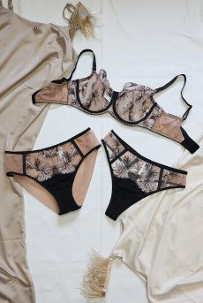 画像17: SALMA beige C511｜ブラジリアンショーツ・ベージュ | ewabien エヴァビアン【サイズ交換NG・メール便対象】輸入下着・高級ランジェリー  (17)