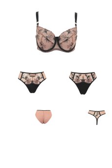 画像22: SALMA beige C511｜ブラジリアンショーツ・ベージュ | ewabien エヴァビアン【サイズ交換NG・メール便対象】輸入下着・高級ランジェリー  (22)