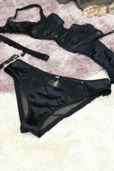 画像22: EMMA black C322 |ブラジリアンタンガ・ブラック  | ewabien エヴァビアン【サイズ交換NG・メール便対象】輸入下着・高級ランジェリー  (22)