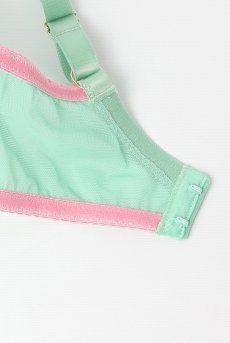 画像11: MILAGROS green B150 | フルカップブラ・透けないタイプ・セミソフト・大きいサイズ・グリーン| ewabien エヴァビアン【サイズ交換OK】 輸入下着・高級ランジェリー  (11)