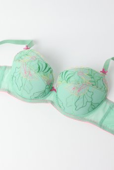 画像7: MILAGROS green B214 | 3/4カップ・ワイヤーブラ・グラマー向け・グリーン| ewabien エヴァビアン【サイズ交換OK】 輸入下着・高級ランジェリー  (7)