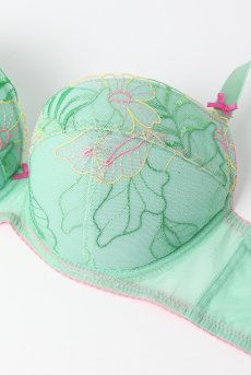 画像8: MILAGROS green B214 | 3/4カップ・ワイヤーブラ・グラマー向け・グリーン| ewabien エヴァビアン【サイズ交換OK】 輸入下着・高級ランジェリー  (8)