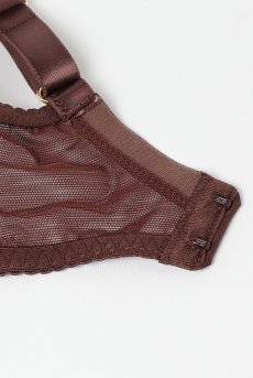 画像11: KIRA chocolate B150 | フルカップブラ・透けないタイプ・セミソフト・大きいサイズ・ベージュ| ewabien エヴァビアン【サイズ交換OK】 輸入下着・高級ランジェリー  (11)