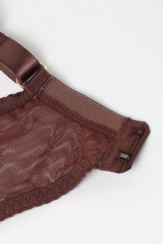 画像11: KIRAchocolate B214 | 3/4カップ・ワイヤーブラ・グラマー向け・ブラウン| ewabien エヴァビアン【サイズ交換OK】 輸入下着・高級ランジェリー  (11)