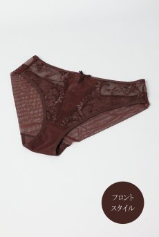 画像7: KIRAchocolate C110 | ノーマルショーツ・ブラウン  | ewabien エヴァビアン【サイズ交換NG・メール便対象】輸入下着・高級ランジェリー  (7)