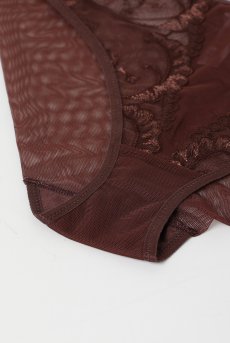 画像10: KIRAchocolate C110 | ノーマルショーツ・ブラウン  | ewabien エヴァビアン【サイズ交換NG・メール便対象】輸入下着・高級ランジェリー  (10)