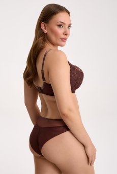 画像4: KIRAchocolate C511｜ブラジリアンショーツ・ブラウン | ewabien エヴァビアン【サイズ交換NG・メール便対象】輸入下着・高級ランジェリー  (4)