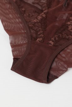 画像10: KIRAchocolate C511｜ブラジリアンショーツ・ブラウン | ewabien エヴァビアン【サイズ交換NG・メール便対象】輸入下着・高級ランジェリー  (10)