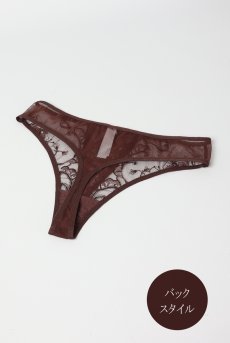 画像8: KIRAchocolate C200 |タンガ・Tバック・ブラウン  | ewabien エヴァビアン【サイズ交換NG・メール便対象】輸入下着・高級ランジェリー  (8)