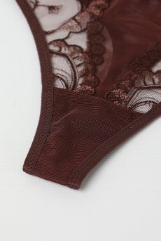 画像11: KIRAchocolate C200 |タンガ・Tバック・ブラウン  | ewabien エヴァビアン【サイズ交換NG・メール便対象】輸入下着・高級ランジェリー  (11)