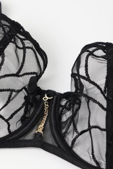 画像10: REGINAblack B139 | 一枚レースブラ・パッドなし・大きいサイズ・グラマーさん向け・・ワイヤーブラ・ブラック | ewabien エヴァビアン【サイズ交換OK・メール便対象】 輸入下着・高級ランジェリー  (10)