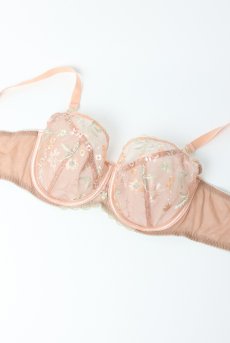 画像7: TRINI beige B161 | フルカップブラ・パッドなし・ワイヤーブラ・一枚レース・大きいサイズ・ベージュ | ewabien エヴァビアン【サイズ交換OK・メール便対象】 輸入下着・高級ランジェリー  (7)