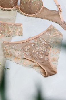 画像17: TRINI beige C511｜ブラジリアンショーツ・ベージュ | ewabien エヴァビアン【サイズ交換NG・メール便対象】輸入下着・高級ランジェリー  (17)