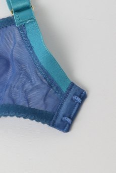 画像12: NURIA blue B139 | 一枚レースブラ・パッドなし・大きいサイズ・グラマーさん向け・・ワイヤーブラ・ブルー | ewabien エヴァビアン【サイズ交換OK・メール便対象】 輸入下着・高級ランジェリー  (12)