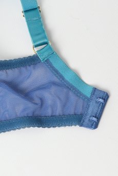 画像11: NURIA blue B214 | 3/4カップ・ワイヤーブラ・グラマー向け・ブルー| ewabien エヴァビアン【サイズ交換OK】 輸入下着・高級ランジェリー  (11)