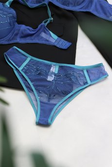 画像16: NURIA blue C322 |ブラジリアンタンガ・ブルー  | ewabien エヴァビアン【サイズ交換NG・メール便対象】輸入下着・高級ランジェリー  (16)