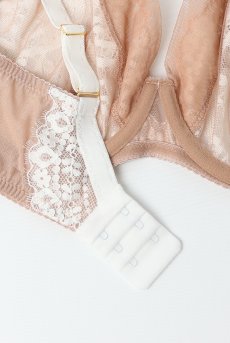 画像12: LAILA beige B862 | ブラレット・パッドなし・ワイヤーブラ・一枚レース・大きいサイズ・ベージュ | ewabien エヴァビアン【サイズ交換OK・メール便対象】 輸入下着・高級ランジェリー  (12)