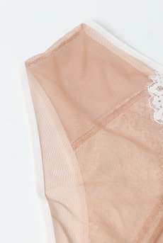 画像11: LAILA beige C125 | ハイウエストショーツ・シースルー・ベージュ  | ewabien エヴァビアン【サイズ交換NG・メール便対象】輸入下着・高級ランジェリー  (11)