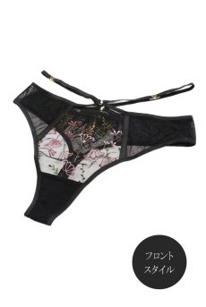 画像8: ELVIRA black C200 |タンガ・Tバック・ブラック  | ewabien エヴァビアン【サイズ交換NG・メール便対象】輸入下着・高級ランジェリー  (8)