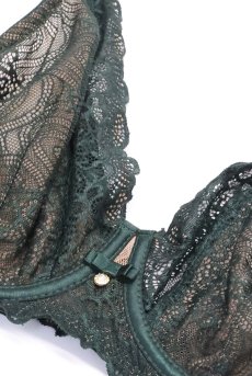 画像10: MARIBEL green B862 | ブラレット・パッドなし・ワイヤーブラ・一枚レース・大きいサイズ・グリーン | ewabien エヴァビアン【サイズ交換OK・メール便対象】 輸入下着・高級ランジェリー  (10)