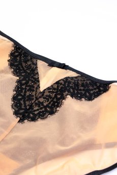 画像12: LAILA-black-C125 | ハイウエストショーツ・シースルー・ブラック  | ewabien エヴァビアン【サイズ交換NG・メール便対象】輸入下着・高級ランジェリー  (12)