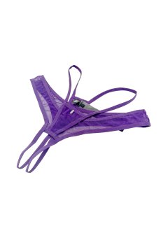 画像7: Vibres crotchless thong |クロッチレスタンガ(シースルー・バイオレット) | Exquisite 高級ランジェリー【即日発送・サイズ交換NG・メール便対象】輸入下着・ランジェリー   (7)