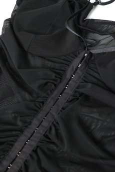 画像14: Artemine-Long-sleeve |ブラウス（ワイヤーあり・シースルー・ブラック） | Exquisite 高級ランジェリー【即日発送・サイズ交換NG】※輸入下着・ランジェリー   (14)