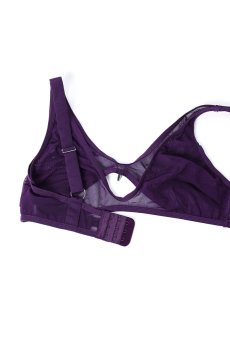 画像10: Violet-bralette | ブラレット（ワイヤーなし・シースルー・バイオレット）  | Exquisite 高級ランジェリー【即日発送・サイズ交換OK・メール便対象】輸入下着・ランジェリー    (10)