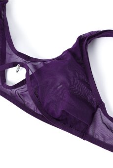 画像11: Violet-bralette | ブラレット（ワイヤーなし・シースルー・バイオレット）  | Exquisite 高級ランジェリー【即日発送・サイズ交換OK・メール便対象】輸入下着・ランジェリー    (11)
