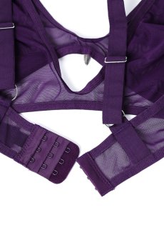 画像13: Violet-bralette | ブラレット（ワイヤーなし・シースルー・バイオレット）  | Exquisite 高級ランジェリー【即日発送・サイズ交換OK・メール便対象】輸入下着・ランジェリー    (13)
