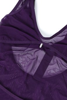 画像13: Violet-crl-teddy | クロッチレステディ（ワイヤーなし・シースルー・バイオレット）  | Exquisite 高級ランジェリー【即日発送・サイズ交換NG・メール便対象】※輸入下着・ランジェリー    (13)