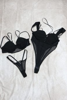 画像17: Sibilie-bra | ブラジャー（ワイヤーあり・シースルー・ブラック）  | Exquisite 高級ランジェリー【即日発送・サイズ交換OK・メール便対象】輸入下着・ランジェリー    (17)