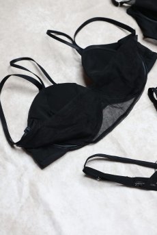 画像18: Sibilie-bra | ブラジャー（ワイヤーあり・シースルー・ブラック）  | Exquisite 高級ランジェリー【即日発送・サイズ交換OK・メール便対象】輸入下着・ランジェリー    (18)