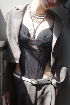 画像16: Sibilie-teddy | テディ（ワイヤーあり・シースルー・ブラック）  | Exquisite 高級ランジェリー【即日発送・サイズ交換NG・メール便対象】※輸入下着・ランジェリー    (16)