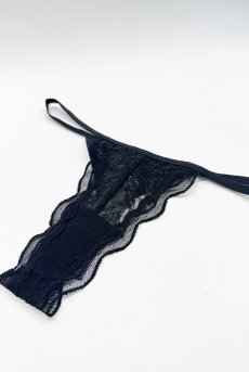 画像14: Perisia-babydoll | ベビードール（ワイヤーあり・シースルー・ボタニカル刺繍・ブラック）  | Exquisite 高級ランジェリー【即日発送・サイズ交換NG】※輸入下着・ランジェリー    (14)