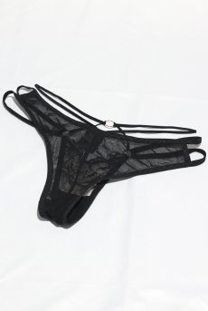 画像13: Vila-Blanes-panties |ブラジリアンショーツ(シースルー・ボタニカル刺繍・ブラック×ベージュ) | Exquisite 高級ランジェリー【即日発送・サイズ交換NG・メール便対象】輸入下着・ランジェリー   (13)