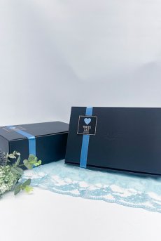 画像3: ホワイトデー限定ラッピング｜ブラック・オリジナルBOX｜ホワイトデーギフトに｜ランジェリーのギフト・プレゼント (3)