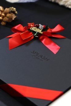 画像3: クリスマス限定ラッピング｜ブラック・オリジナルBOX｜クリスマスプレゼントに｜ランジェリーのギフト・プレゼント (3)