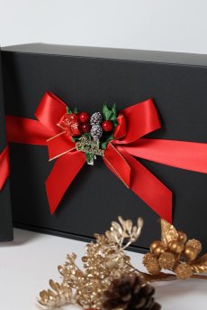 画像9: クリスマス限定ラッピング｜ブラック・オリジナルBOX｜クリスマスプレゼントに｜ランジェリーのギフト・プレゼント (9)