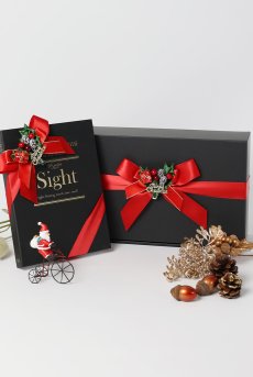 画像11: クリスマス限定ラッピング｜ブラック・オリジナルBOX｜クリスマスプレゼントに｜ランジェリーのギフト・プレゼント (11)