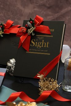 画像7: クリスマス限定ラッピング｜ブラック・オリジナルBOX｜クリスマスプレゼントに｜ランジェリーのギフト・プレゼント (7)