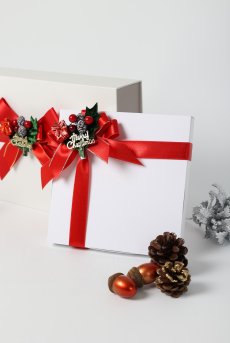 画像9: クリスマス限定ラッピング｜ホワイト・オリジナルBOX｜クリスマスプレゼントに｜ランジェリーのギフト・プレゼント (9)