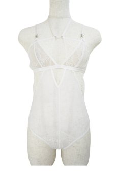 画像1: Body | Houle Mystique | ボディ・ボディスーツ・レース・ホワイト | Kiff キッフ 【サイズ交換NG・クーポン割引対象外・メール便対象】  日本製   (1)