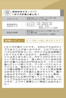画像16: Bandeau Bra | petit pause | ブラジャー・ノンワイヤーブラ・サテン生地・バンドゥ・ベージュ | Kiff  キッフ 【サイズ交換NG・クーポン割引対象外・メール便対象】  日本製   (16)